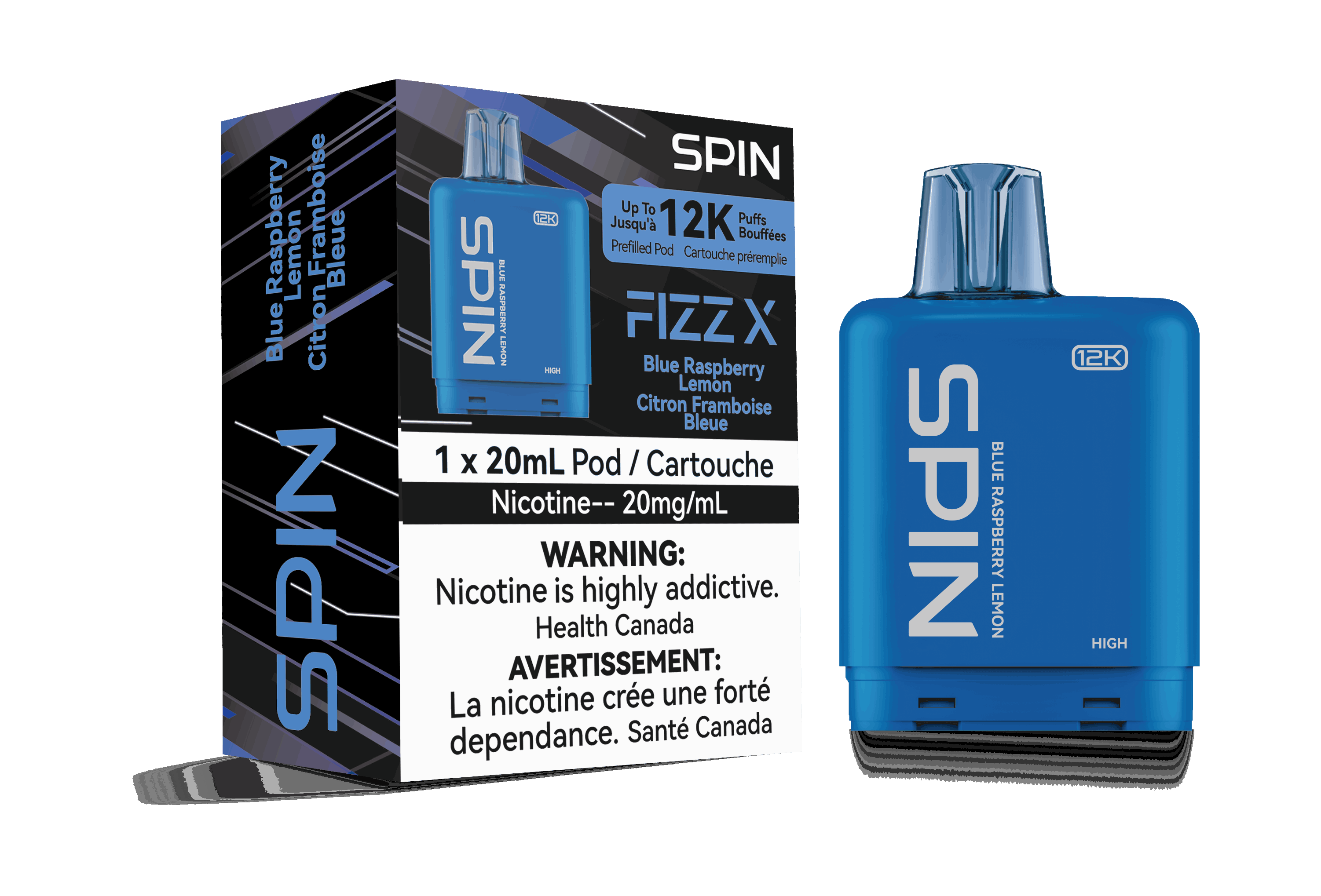 Spin Fizz X Pod 12000Puffs Disposable Vape