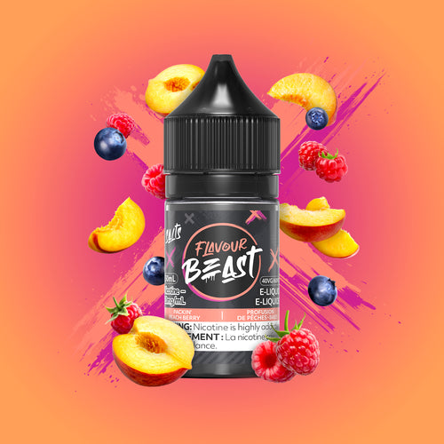Flavour Beast E-Liquid&Nic Salt - Packin' Peach Berry