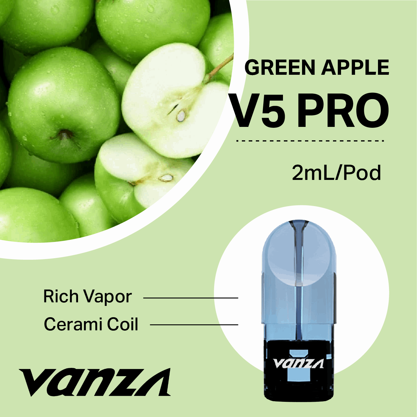 Vanza V5 Pro Pod - Compatible Relx Infinity2 vape pro pod