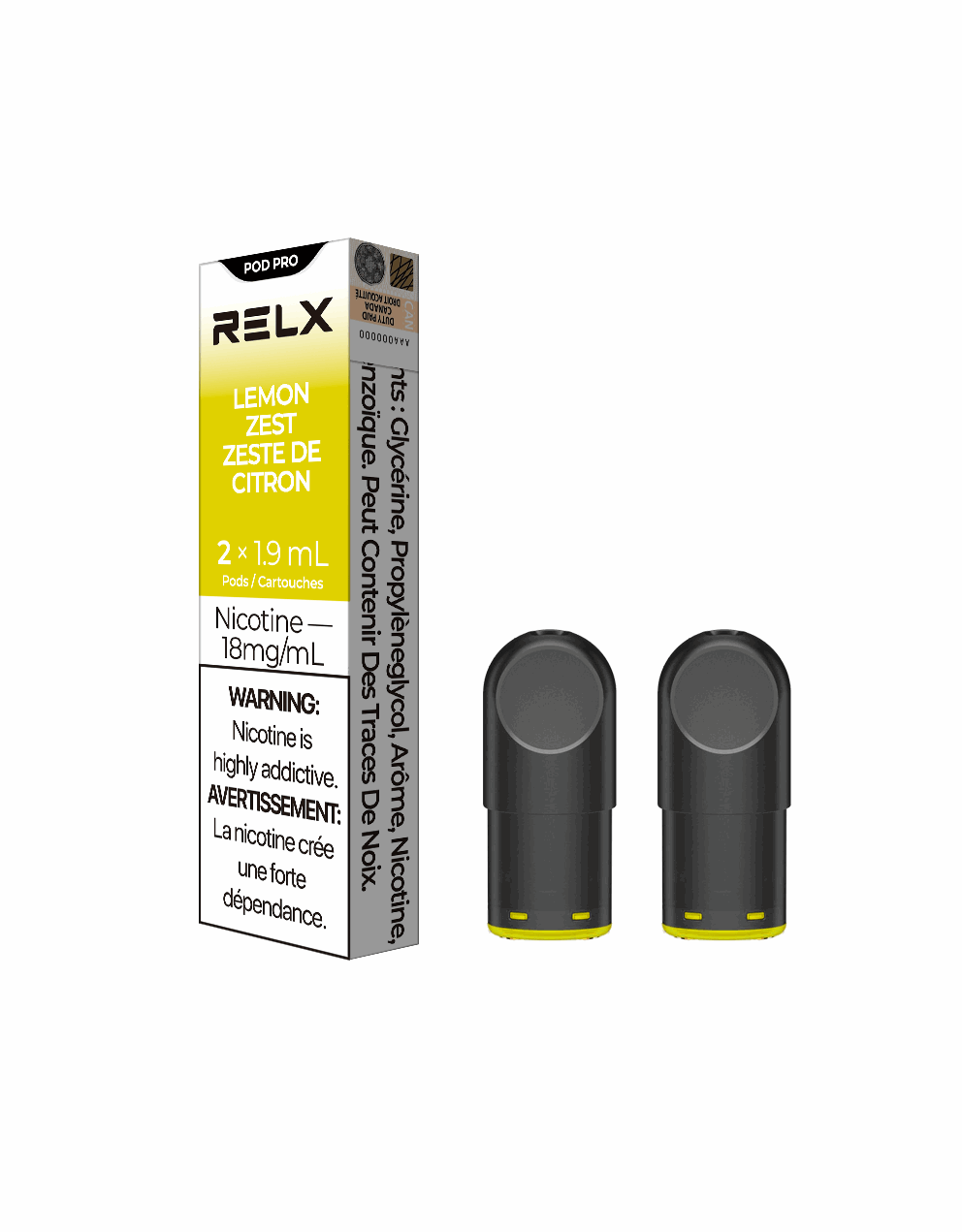 RELX Pro Vape Pods - Lemon Zest