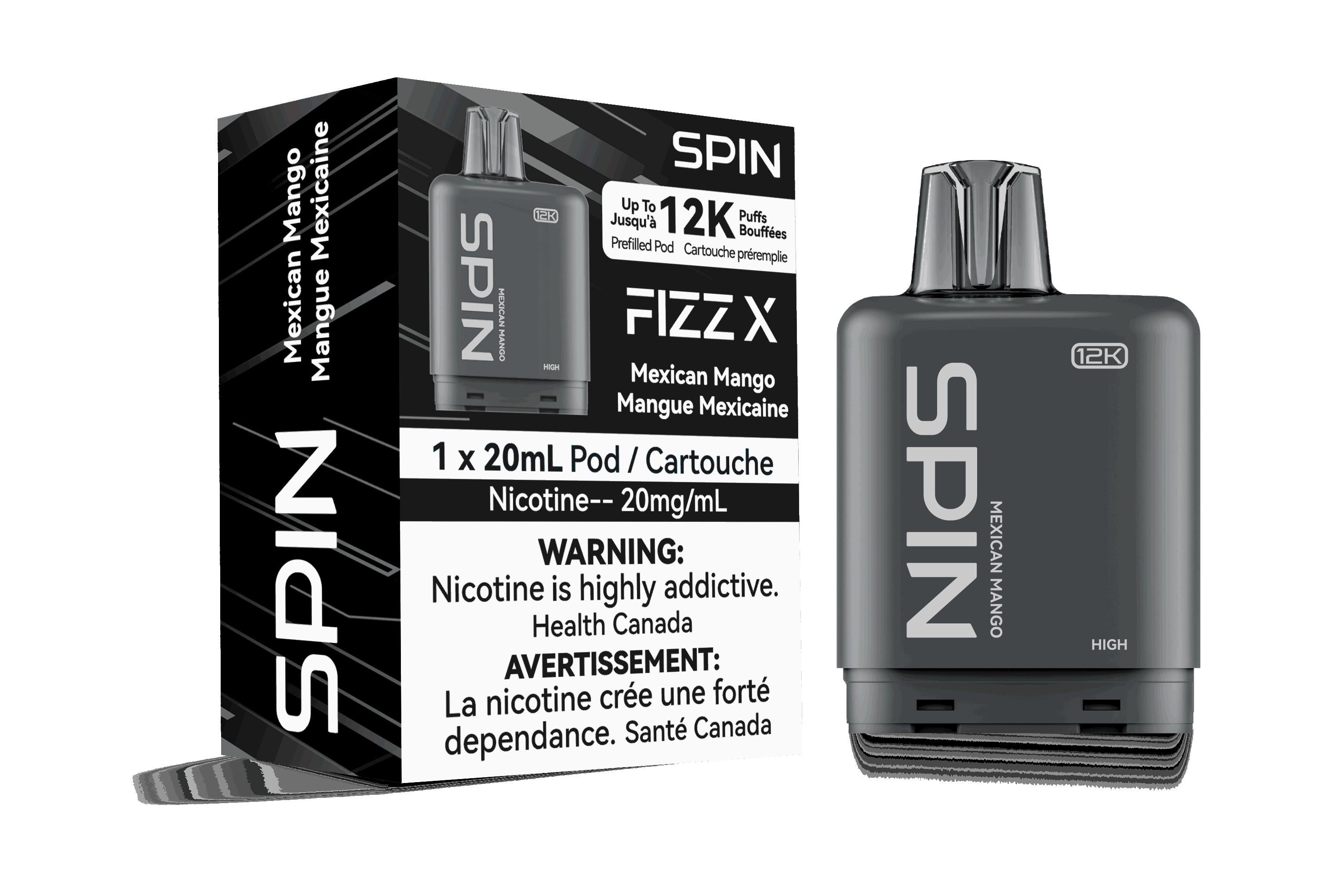 Spin Fizz X Pod 12000Puffs Disposable Vape