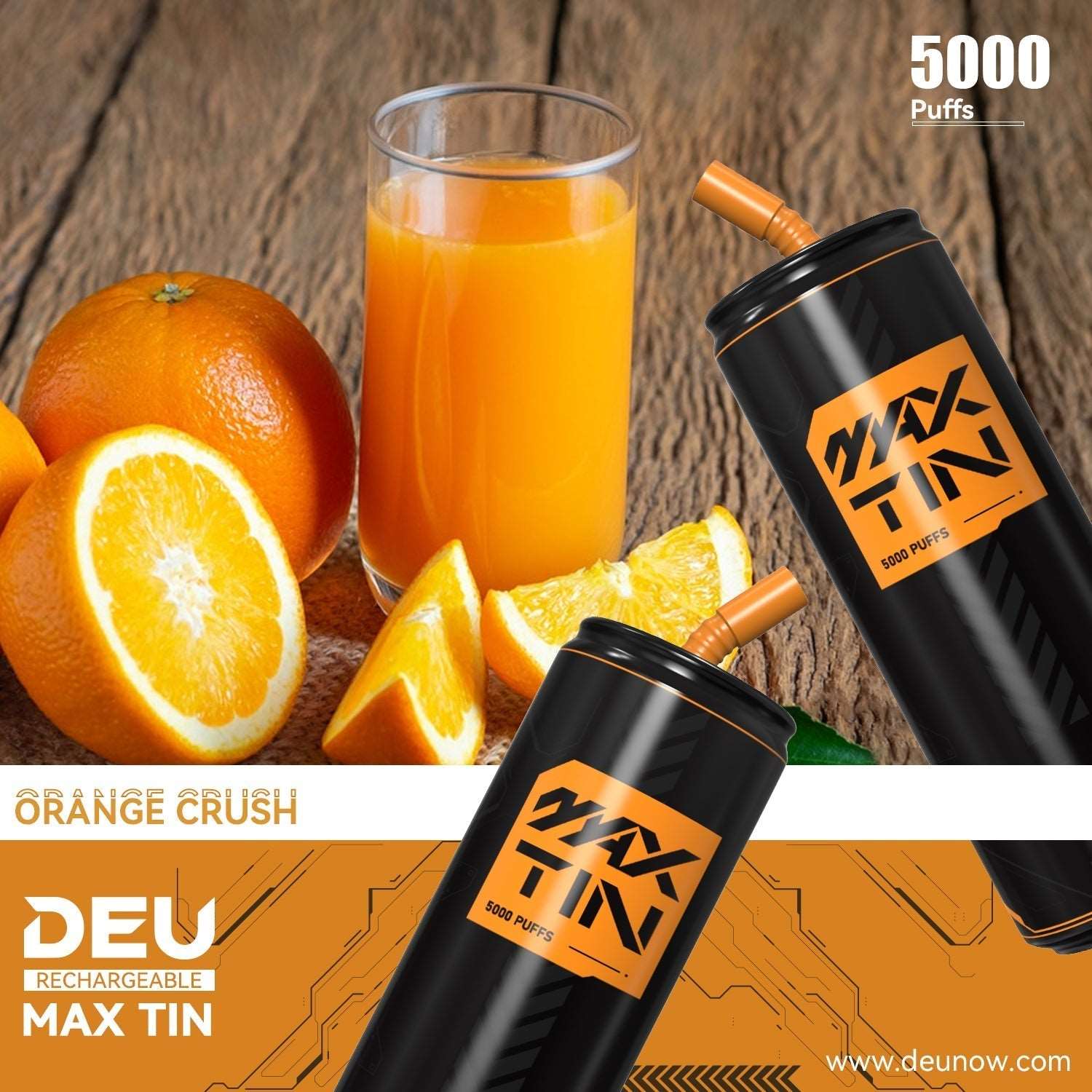 DEU MAX TIN - Orange Crush