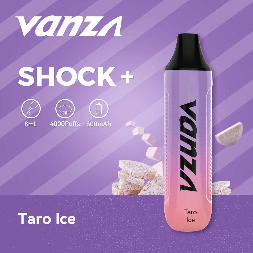 Vanza Shock+ 4000Puffs Disposable Vape - taro ice