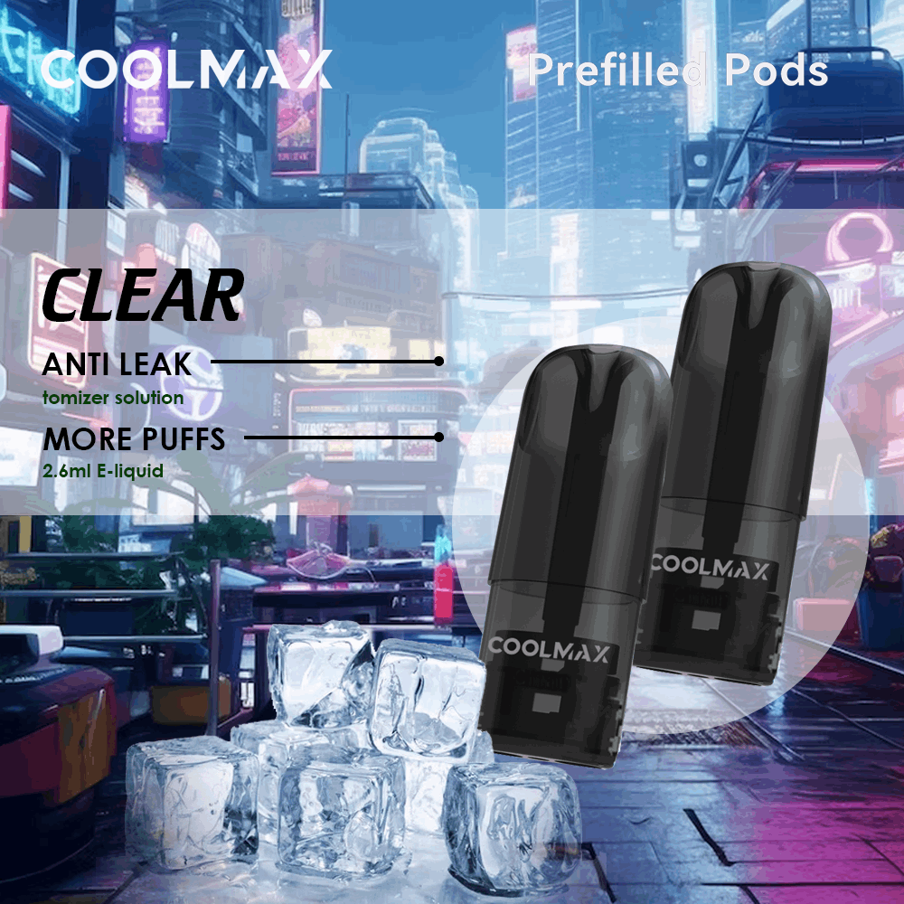 COOLMAX Prefilled Pods - Clear