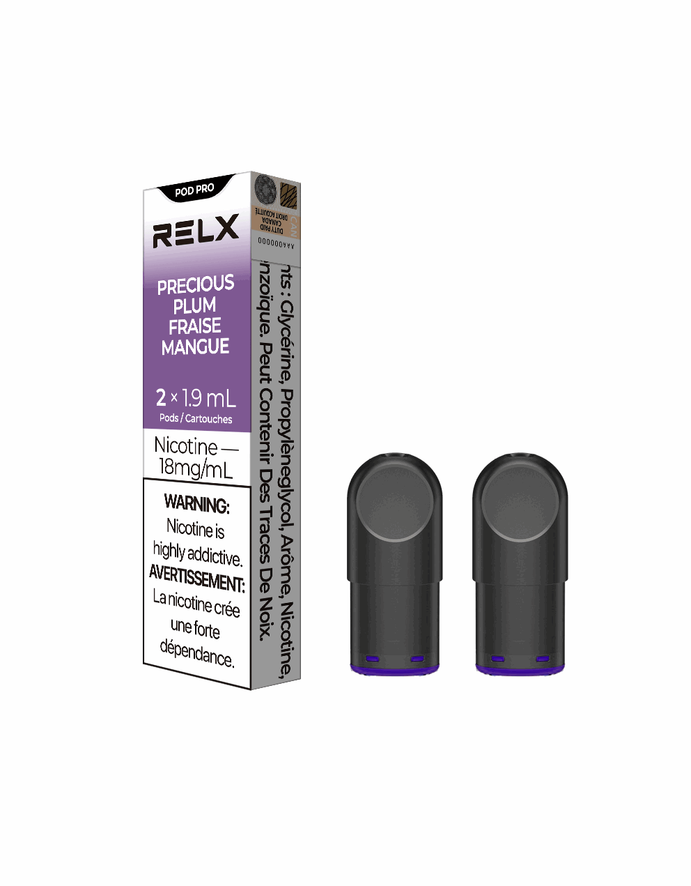 RELX Pro Vape Pods - Precious Plum