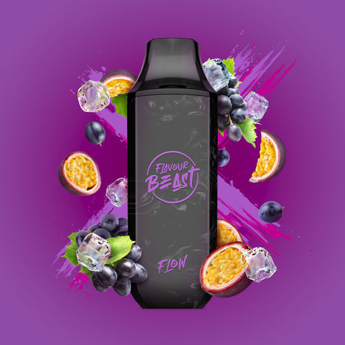 Flavor Beast 4000 PUFFS Disposable Vape Pen - Groovy Grape Passionfruit