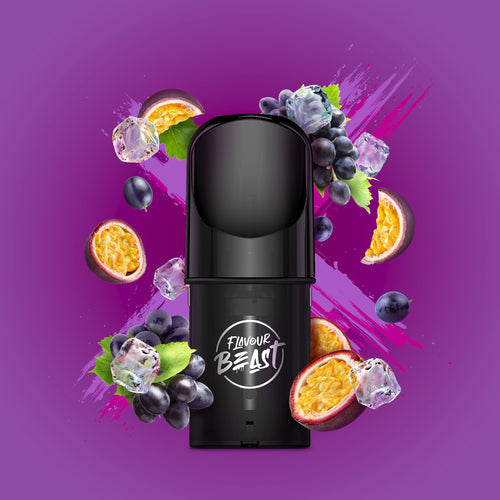 Flavour Beast Vape Pods - Groovy Grape Passionfruit