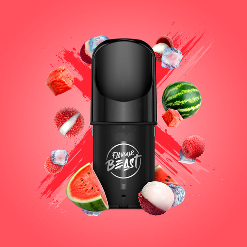 Flavour Beast Vape Pods - Lit Lychee Watermelon Ice